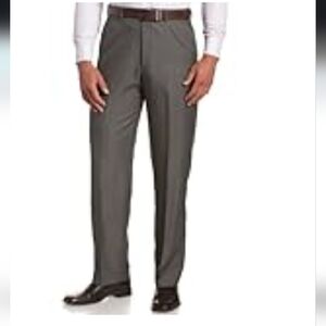 Haggar Gray Classic Fit Dress Pants - 44 X 29